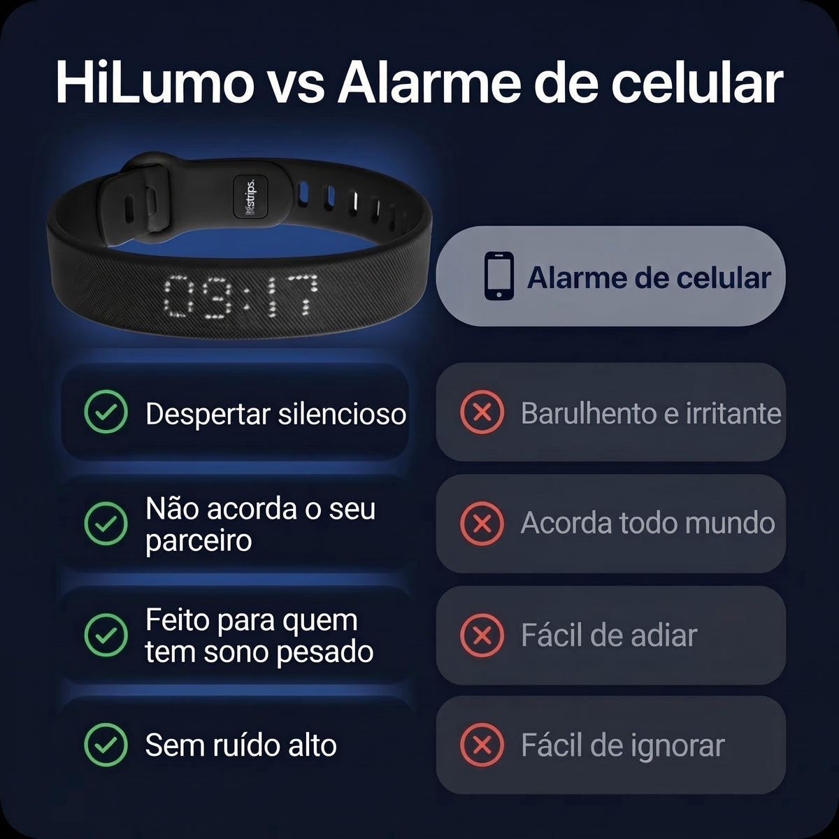 HiLumo - Alarme de Vibração